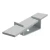Beugel voor bandijzer B tot 50x4mm galvanisch verzinkt staal 000-172 (1)