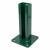 Hekpaalvoet 60x40 groen RAL 6005 gegalvaniseerd 000-155 (1)