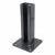Voetplaat hekpaal 60x40 antraciet RAL 7016 gegalvaniseerd 000-152 (1)