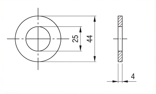 Sluitring M24 DIN 125 A2 140 HV 25 - 100 stuks 000-166 (2)