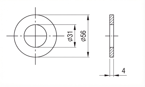 Sluitring M30 DIN 125 A2 140 HV 28- 50 stuks 000-168 (2)