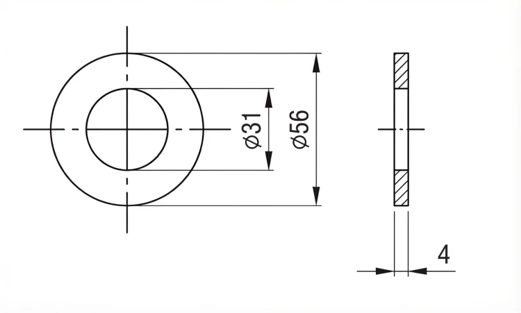 Sluitring M30 DIN 125 A2 140 HV 28- 50 stuks 000-168 (2)