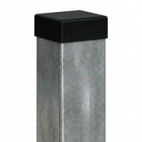 Hekpaal 100x100x2 mm, lengte 2,4 m, verzinkt