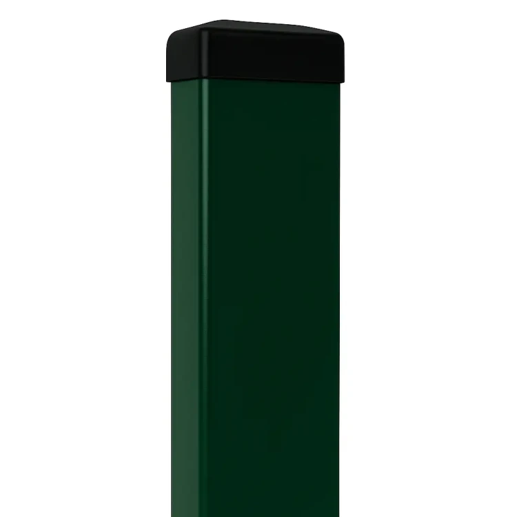 Hekpaal 60x40x1,2 mm, lengte 2,0 m, groen RAL 6005 000-195 (1)
