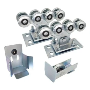Pakket loopwagens voor profiel 68x68 + accessoires KIT voor schuifpoorten