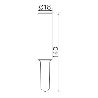 Handmatige heistamper voor aardpennen (thermisch verzinkt) 18x140mm PV-24-02 (2)