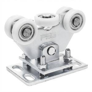 Pakket nylon loopwielen voor vrijdragende schuifpoorten + accessoires KIT voor rail 80