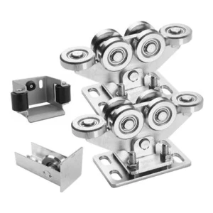 Pakket loopwielen 80 (6-rollen) + accessoires KIT voor vrijdragende schuifpoorten