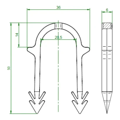 Tacker met krammen 50 mm (3500 st.) - KIT 000-258 (6)