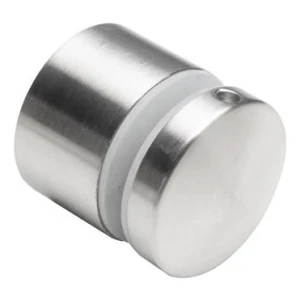 Puntbevestiging voor glas fi 50/30/M10x45, glas 8-21,52 mm, AISI 304, vlak systeem, satijn