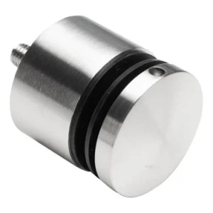 Puntbevestiging voor glas fi 50/30/M10x70 glas 8-17,52 mm AISI 304 vlak systeem satijn