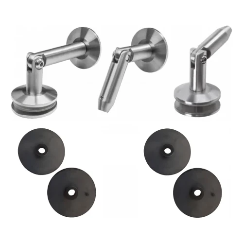 Glazen overkappingssysteem M10 3-delig trekstang fi 10 mm glas 8-17,52 mm AISI 304 satijn 000-261 (1)