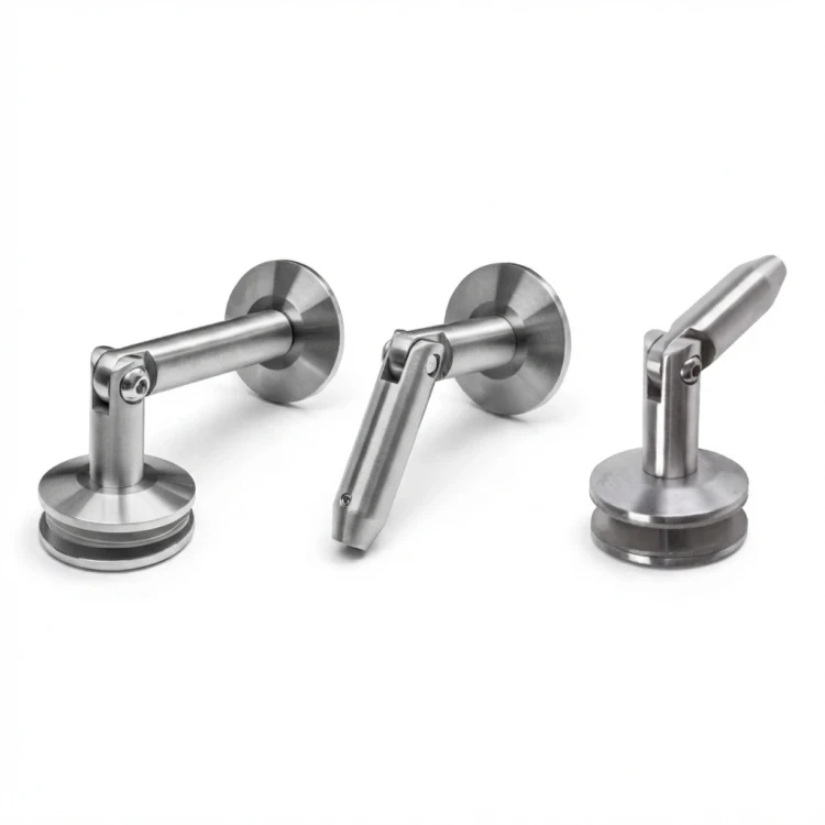 Glazen overkappingssysteem M10 3-delig trekstang fi 10 mm glas 8-17,52 mm AISI 304 satijn 000-261 (2)