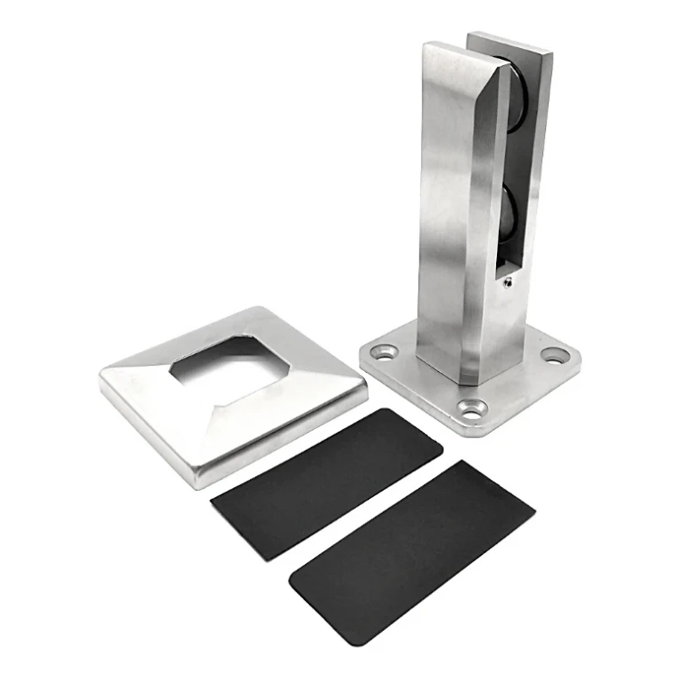 Verticale glashouder spigot 50x50/100x100 mm glas 12-17,52 mm AISI 304 satijn 000-291 (4)