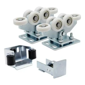 Rijderwagenpakket 80 (6-rollen, nylon rollen) KIT voor schuifpoorten met accessoires