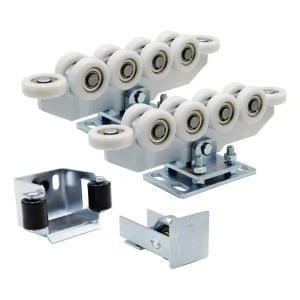 Trolleypakket 80 (10-rols, nylon rollen) KIT voor schuifpoort met accessoires