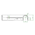 Muur-vloerbocht 14-18 mm 25 st. 000-092 (2)