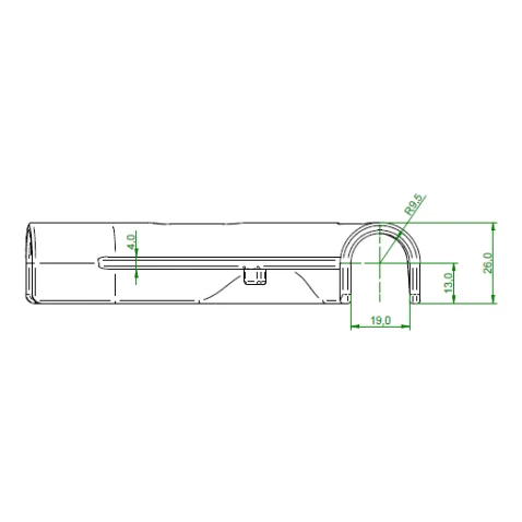 Muur-vloerbocht 14-18 mm 25 st. 000-092 (2)