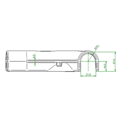 Wandbocht vloerverwarming 20-22 mm 100 stuks 000-093 (2)