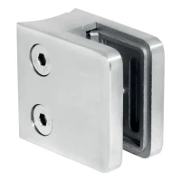 Glashouder 45x45x26 mm glas 6-10,76 mm AISI 304 systeem 42,4 mm satijn