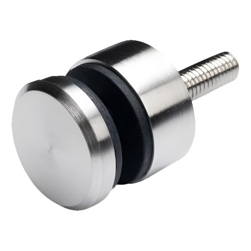 Puntbevestiging voor glas fi 30/13/M8x40 glas 6-12 mm AISI 304 vlak systeem satijn 000-295 (1)