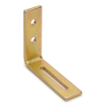 Hoekbeugel met instelling KR 1 75x65x20x3,0 elektrolytisch verzinkt goud 000-345 (1)