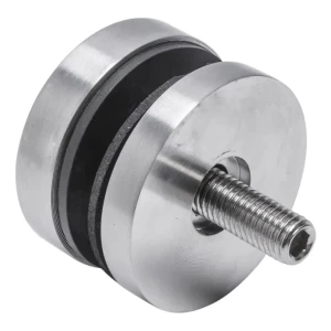 Puntbevestiging voor glas 8-17,52 mm fi 50/8/M8x45 AISI 304 vlak systeem satijn