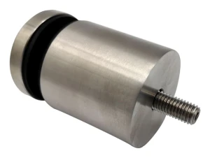 Puntbevestiging voor glas 8-17,52mm fi 50/50/M10x90 AISI304 vlak systeem satijn