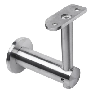 Wandbevestiging leuning voor buis ø 50mm AISI304 systeem 42,4 satijn