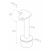 Hoekbalusterpaal voor glas ø 42,4x1060/1102,4mm 4 houders geslepen 000-559 (3)