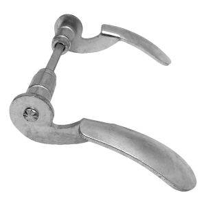 PSG deurgreep gesmeed gegalvaniseerd H145×L85 mm – complete set glad