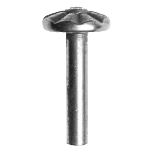 Postal – decoratieve stalen klinknagel FI6 × H36 × FI18 voor poorten en hekwerk
