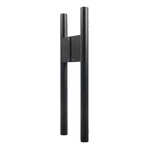 PSG Deurgreep dubbelzijdig rond zwart mat 30×500 mm AISI 304