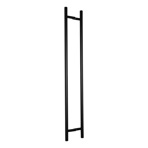 PINOX dubbelzijdige deurgreep rond zwart fi 32 x 1400 mm AISI 304 000-747 (1)