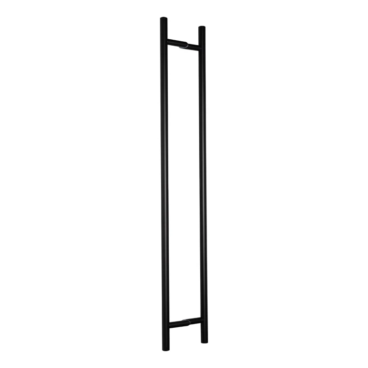 PINOX dubbelzijdige deurgreep rond zwart fi 32 x 1400 mm AISI 304 000-747 (1)