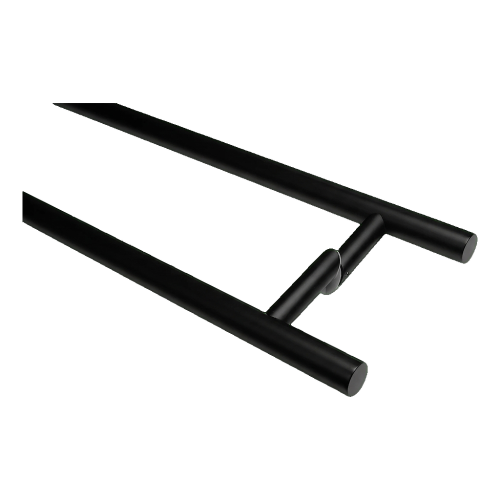 PINOX dubbelzijdige deurgreep rond zwart fi 32 x 1400 mm AISI 304 000-747 (2)