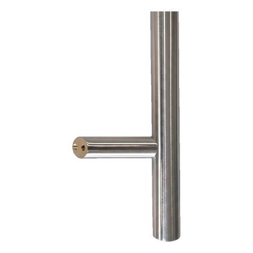 Eenzijdige ronde deurgreep-beugel 45° RVS AISI 304 satijn 32×1000 mm 000-752 (2)