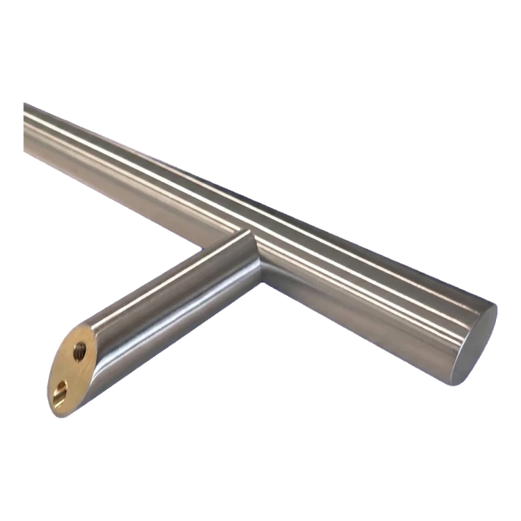 Eenzijdige ronde deurgreep-beugel 45° RVS AISI 304 satijn 32×1000 mm 000-752 (3)