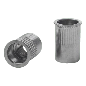 Klinknagel doorlopend M6 A2 AISI 304 – gereduceerde conische kraag, gekartel