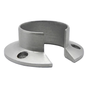 Kozza – axiale bevestiging voor ronde aluminium handgreep ø 40 mm, geanodiseerd mat