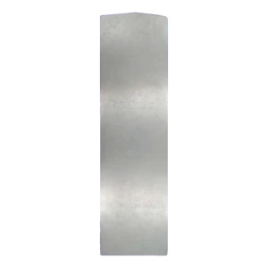 Kozza KE 100 – aluminium linker zijdeksel voor U-type volledig glazen balustradeprofiel