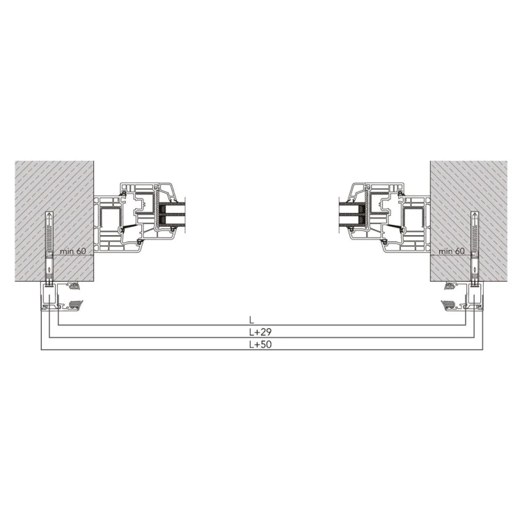 Kozza KB5000 – complete aluminium Frans balkon H1100 mm, glas 16–17,52 mm, mat geanodiseerd 000-851 (7)