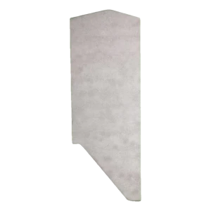 Kozza linker zijafdekkap voor glasbalustradeprofiel KE 120 – geanodiseerd aluminium