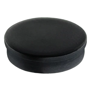 Kozza – aluminium eindkap voor volledig glazen balustrade profielen KE 105 zwart