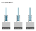 Kozza KE 100 – U-profiel voor volledig glazen balustrades 5000 mm zwart, bevestiging van bovenaf 000-861 (4)
