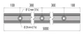 Kozza KE 100 – U-profiel voor volledig glazen balustraden 5000 mm donkergrijs 000-862 (4)