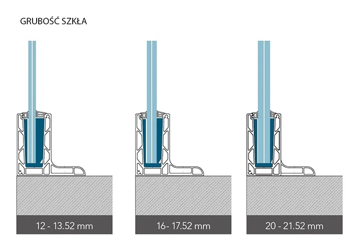 Kozza KE 105 – aluminium L-profiel voor volledig glazen balustrades 5000 mm zwart 000-872 (8)