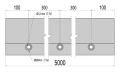 Kozza KE 120 – U-profiel voor volledig glazen balustrades 5000 mm, zijmontage 000-877 (7)