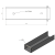 C-profiel connector beugel voor funderingsplaat 200x50 bruin GPV-700-35 (3)
