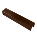 C-profiel connector beugel voor funderingsplaat 300x55 bruin GPV-700-50 (1)